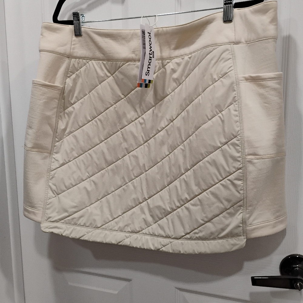 ✨Smartwool Quilted Wool Blend Skirt With Pockets
